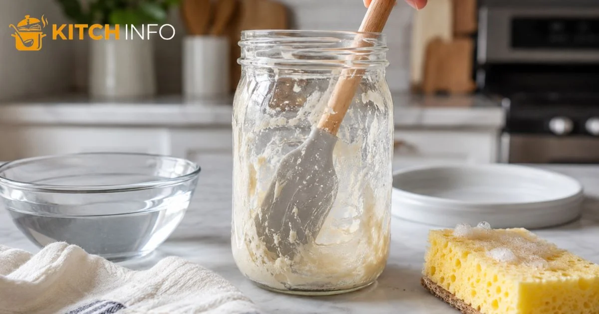 how to clean sourdough starter jar