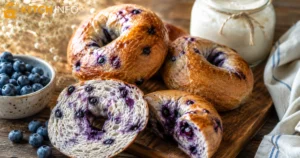blueberry sourdough bagels