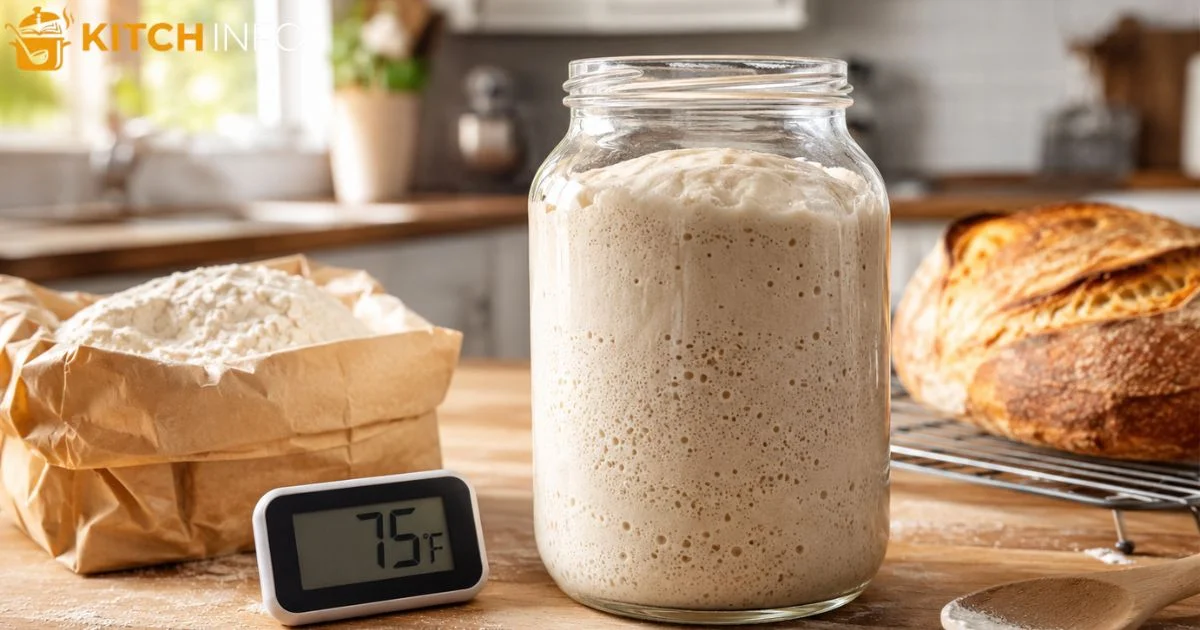how long can sourdough starter sit out