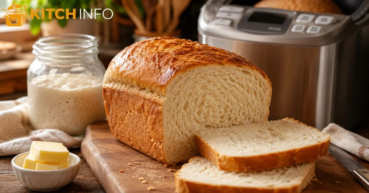 sourdough bread machine recipe with starter