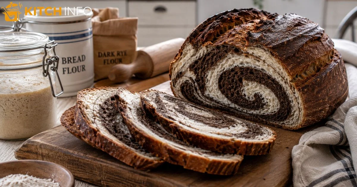 sourdough marble rye bread recipe​