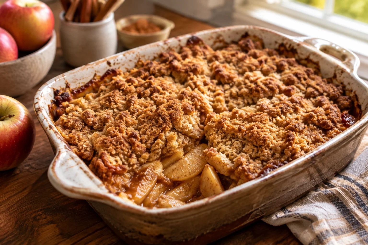 apple crisp without oats
