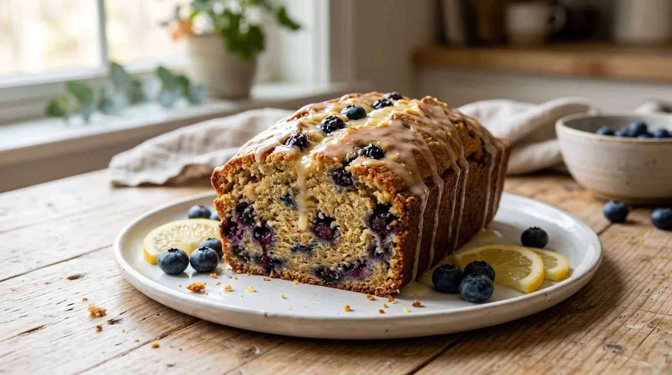 lemon blueberry pound cake