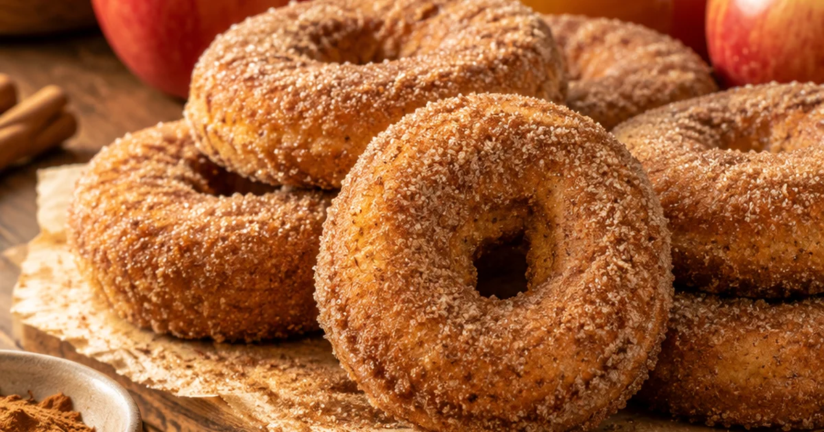 homemade apple cider donuts